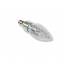 3W E14 AC110-240V Warm White Candle Bulb